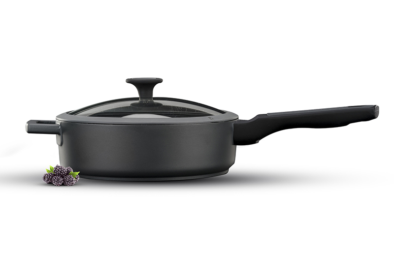 32cm Sauté Pan with lid BLACKBERRY by FOOD APPEAL