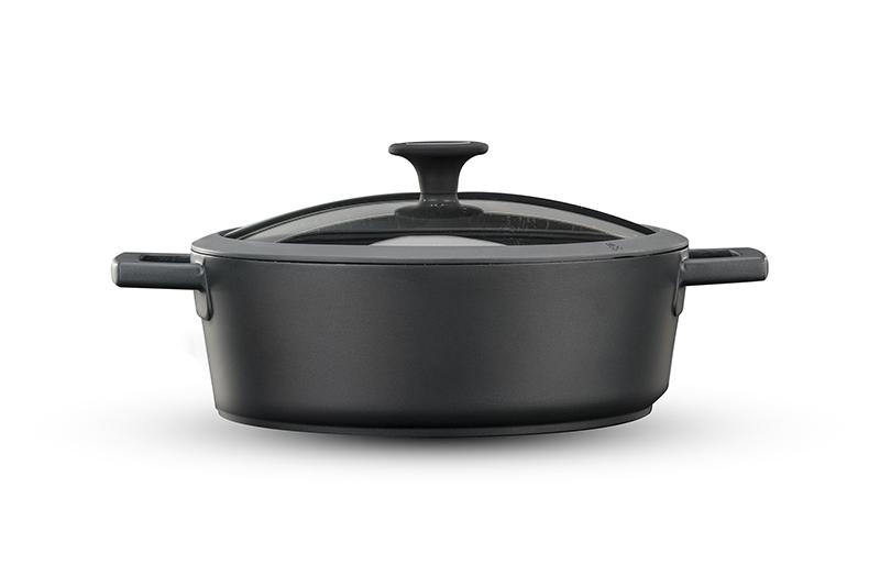 24cm Sauté Pan with lid BLACKBERRY by FOOD APPEAL